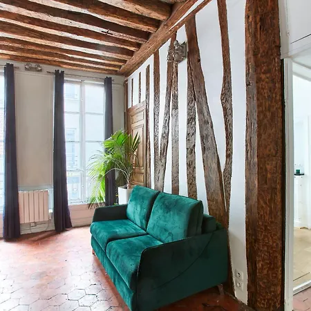 Appartamento Heart Of & Montorgueil - 1br - Cityapartmentstay